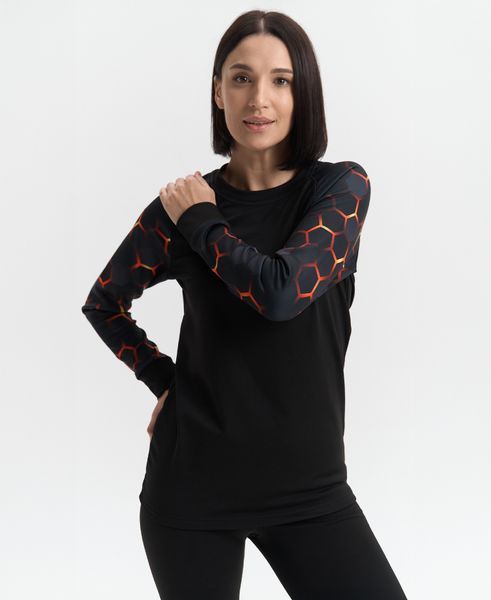 Термобілизна жіноча NORWIN Print Collection зимова на флісі, комплект кофта та штани &ndash; Honeycomb, розмір S NW-PC-G-03 фото